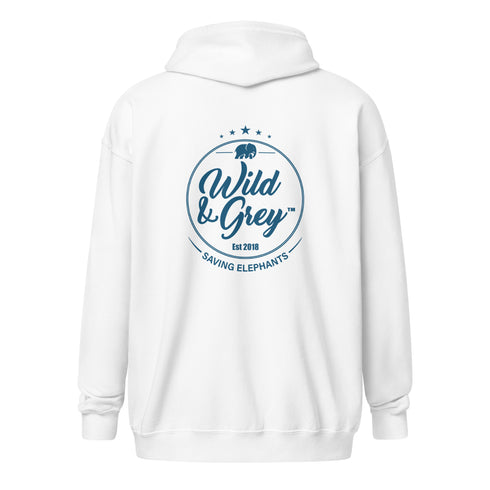 Elephant Stars - Full Zip Womens Hoodie